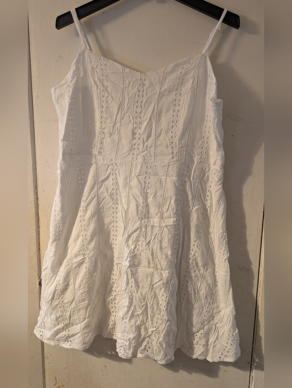 Old Navy White Eyelet Mini Dress